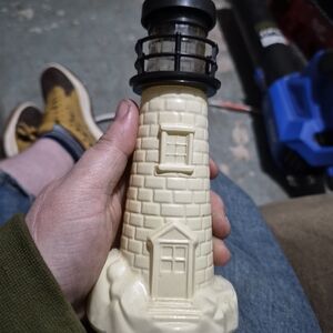 1970s Avon Lighthouse Decanter For Old Spice 6 FL. OZ. 7.75" Tall Empty